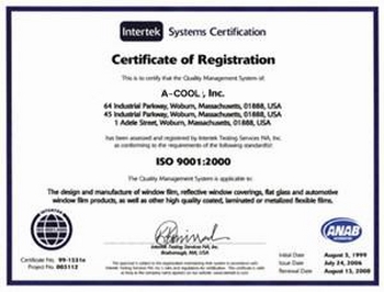 Phim kính cách nhiệt Acool là sản phảm Made in USA