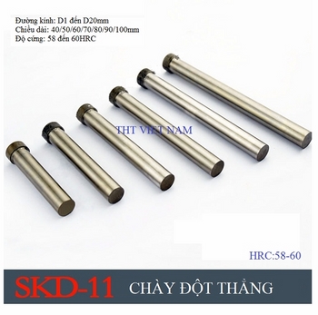 Chày đột thẳng D7 SKD11