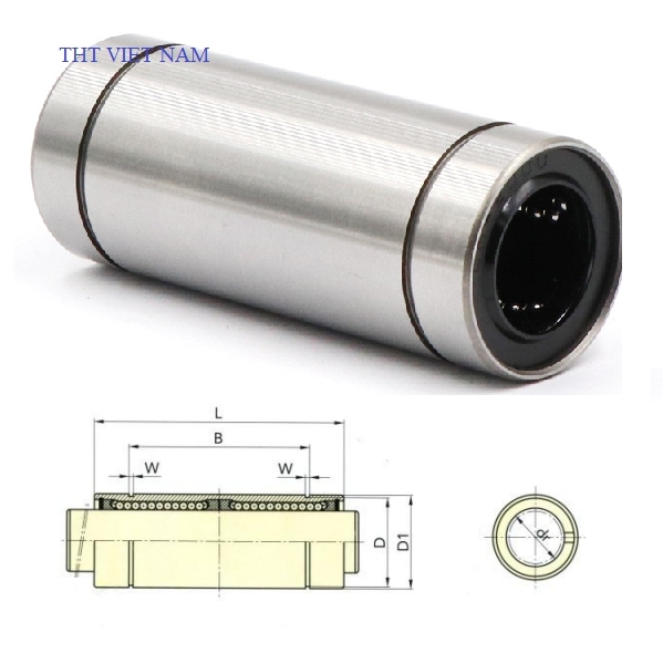 Con trượt tròn bi LM-30UU